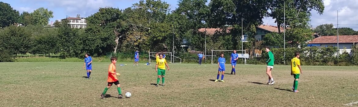 📸 09/10/2021 – U13 VS Croisés de Bayonne 3. Ce