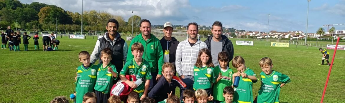 📸 09/10/2021 – Les U9 à Ciboure. Ce samedi 9