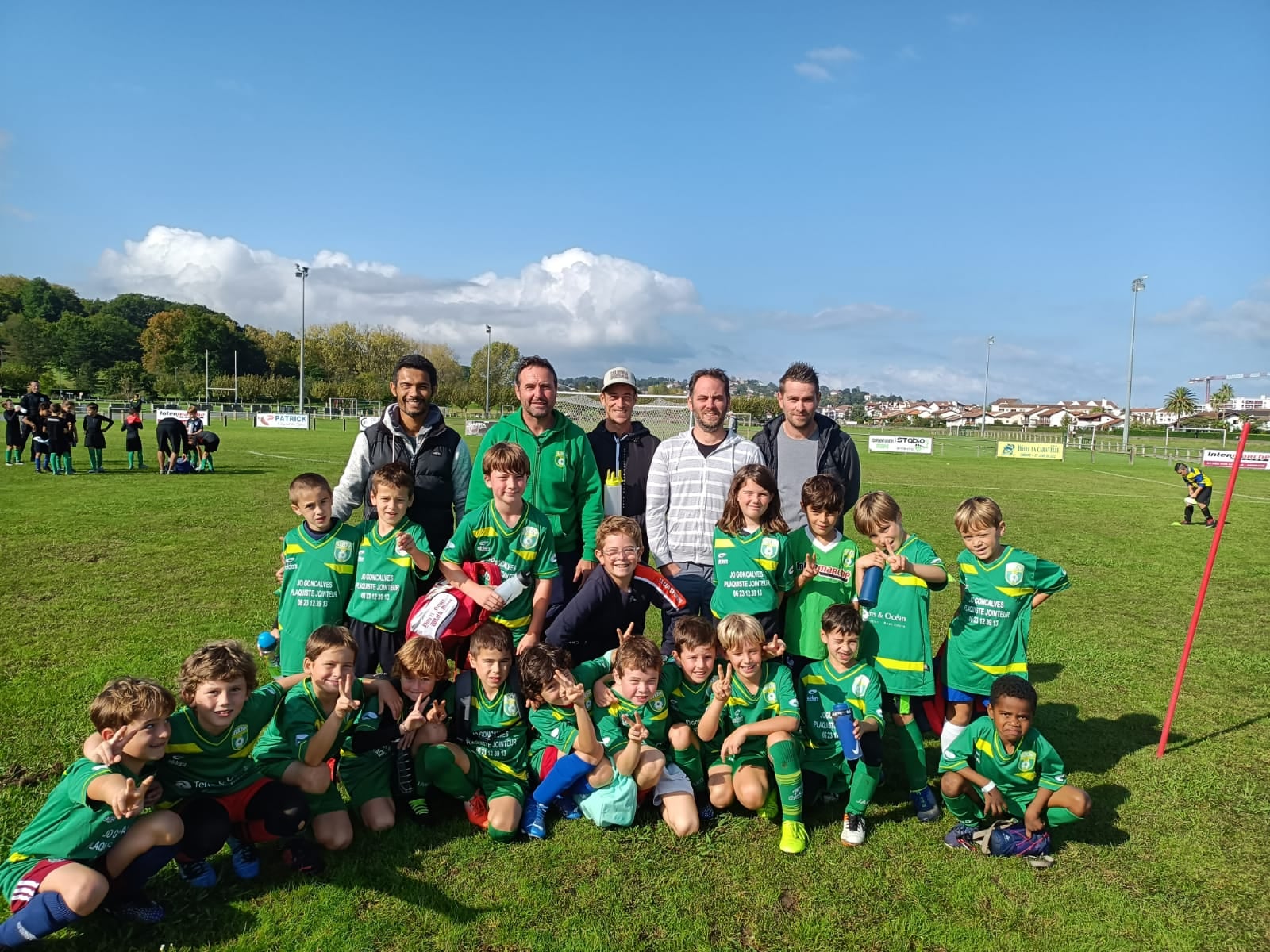 📸 09/10/2021 – Les U9 à Ciboure. Ce samedi 9