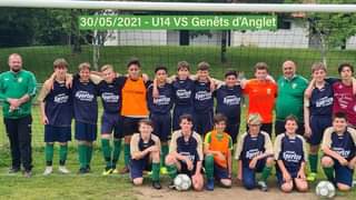 🎥 30/05/2021 – U14 VS Genêts d’Anglet. Ce dimanche 30