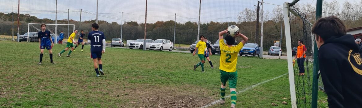 📸 20/11/2021 – U17 VS G.J Monein – Pardies. Ce