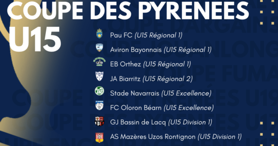 Ce soir, tirage au sort pour nos U15 qui se