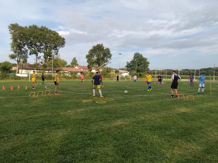 Le maxi toro des U17 à l’entraînement.