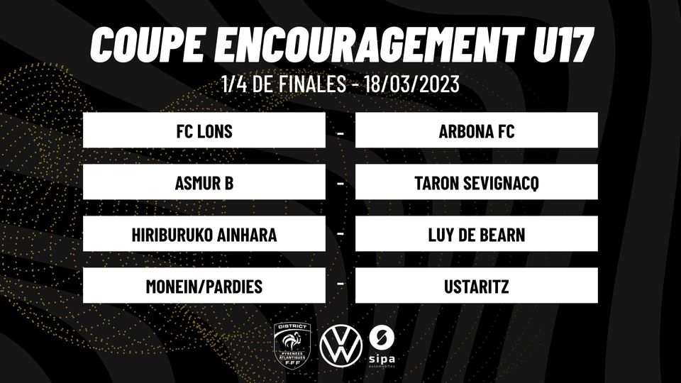 Coupe d’encouragement U17.